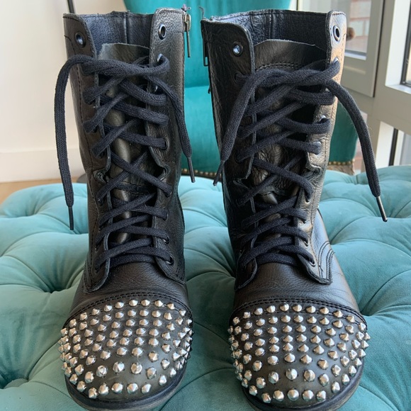 Steve Madden Tarnney Combat Boot Size 8 - Picture 1 of 6